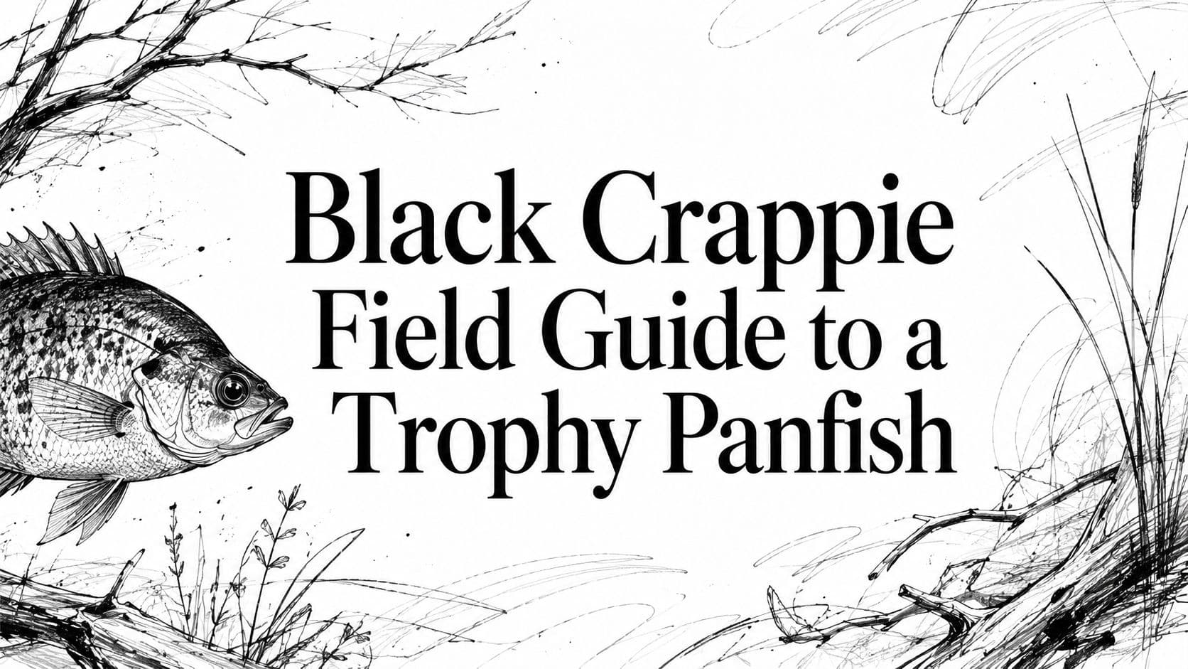 Black Crappie Field Guide to a Trophy Panfish