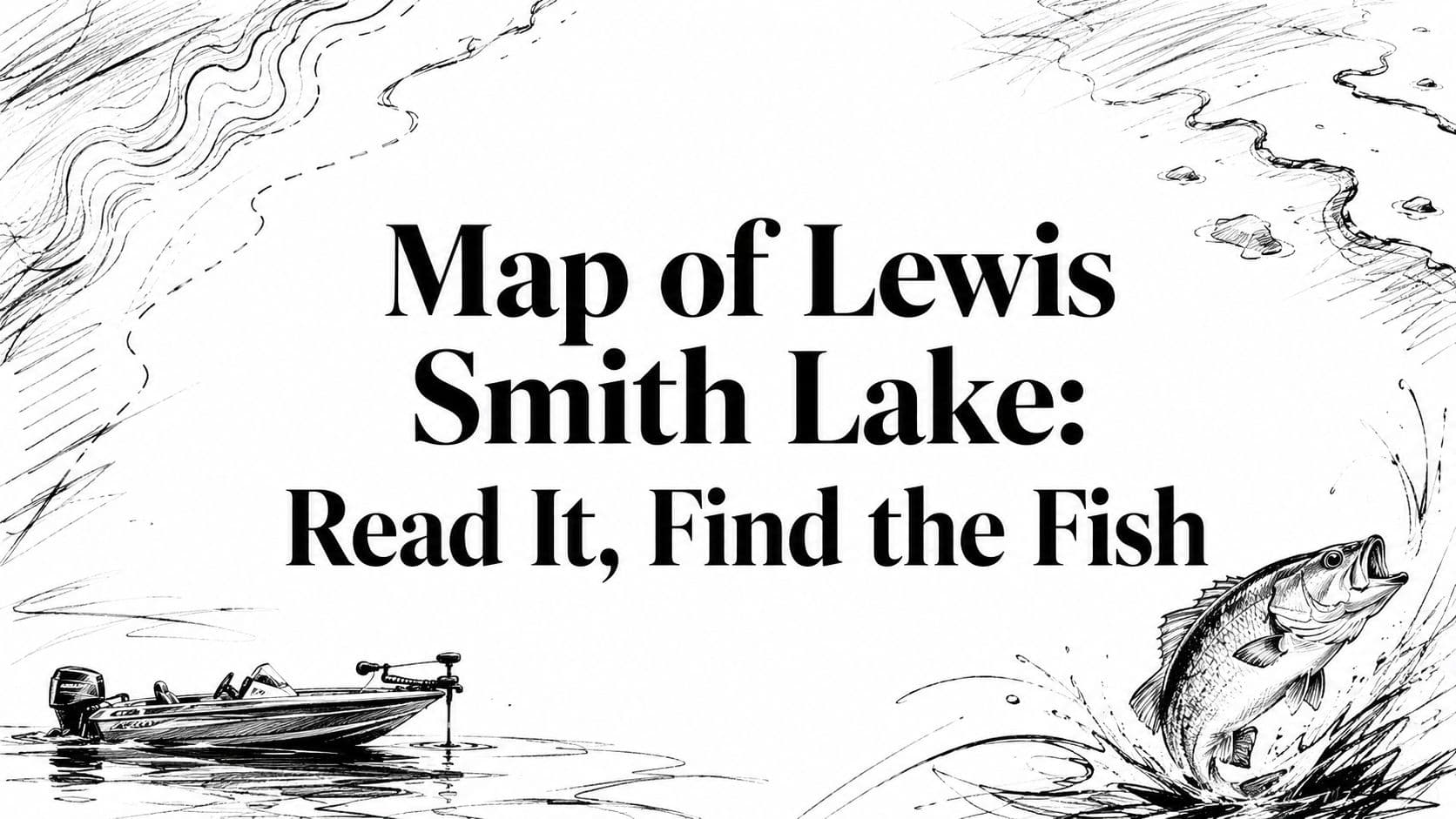 Map of Lewis Smith Lake: Read It, Find the Fish